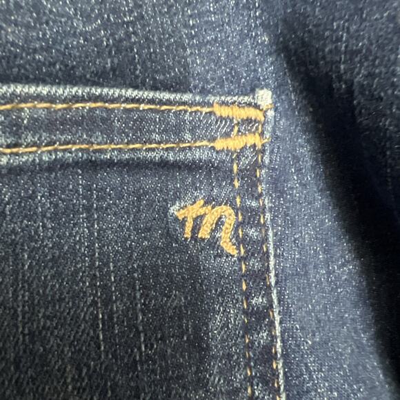 Madewell Womens Curvy High Rise Skinny Ankle Women Jeans Dark Wash USA Size 35 - Picture 13 of 13